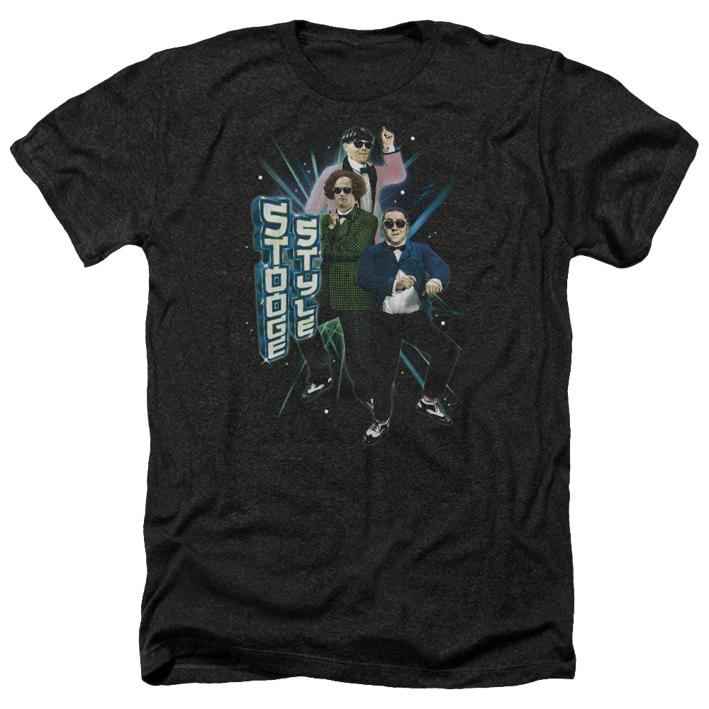The Three Stooges Stooge Style Men's Heather T-Shirt Men's Heather T-Shirt The Three Stooges
