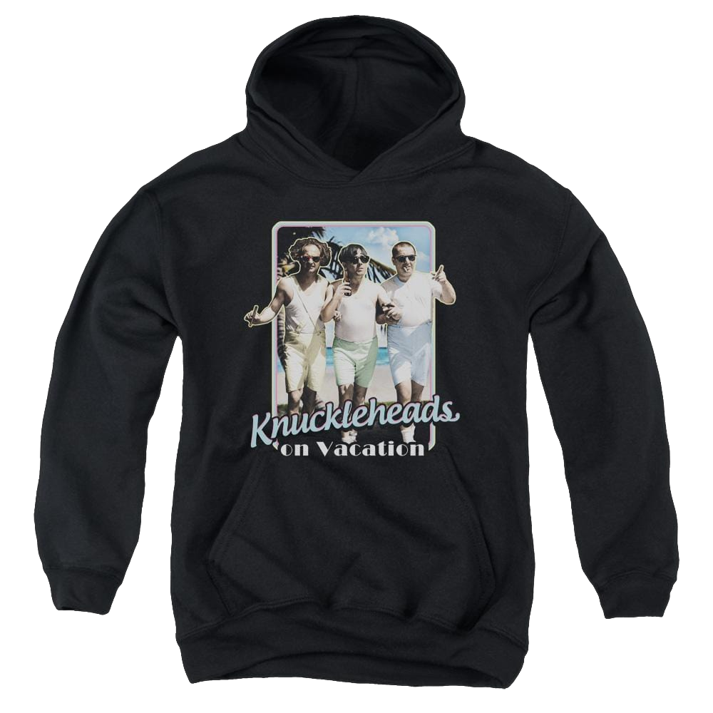 The Three Stooges Knucklesheads On Vacation Youth Hoodie (Ages 8-12) Youth Hoodie (Ages 8-12) The Three Stooges