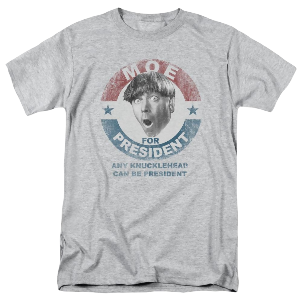 The Three Stooges Moe For President Men's Regular Fit T-Shirt Men's Regular Fit T-Shirt The Three Stooges