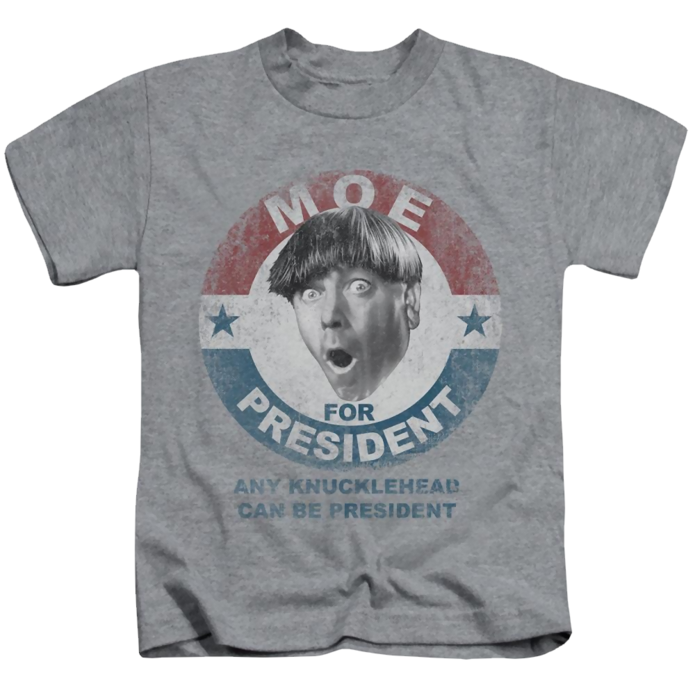 The Three Stooges Moe For President Kid's T-Shirt (Ages 4-7) Kid's T-Shirt (Ages 4-7) The Three Stooges