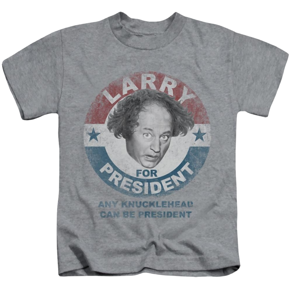 The Three Stooges Larry For President Kid's T-Shirt (Ages 4-7) Kid's T-Shirt (Ages 4-7) The Three Stooges