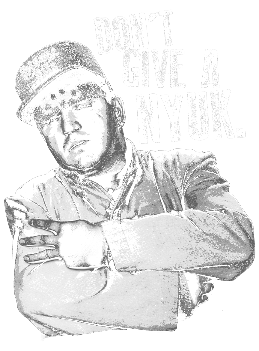 The Three Stooges Give A Nyuk Men's Long Sleeve T-Shirt Men's Long Sleeve T-Shirt The Three Stooges