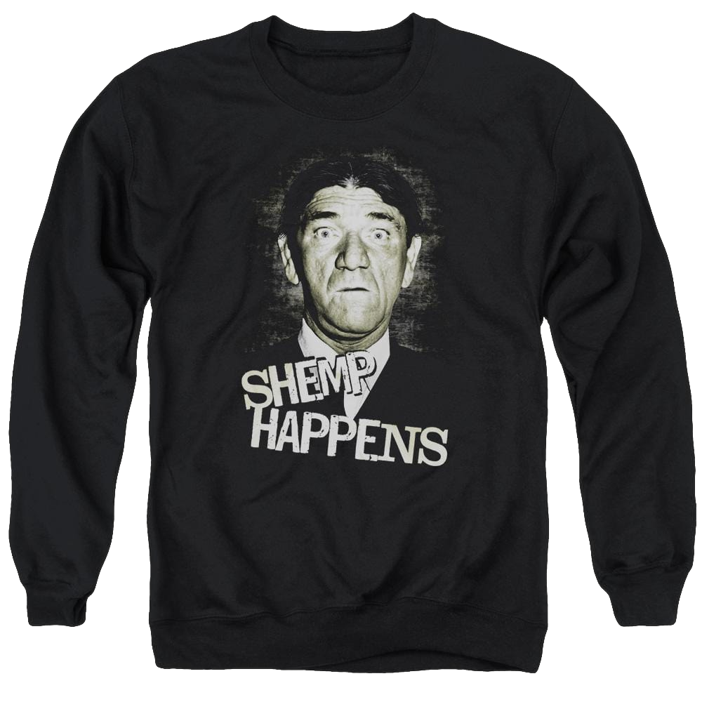 The Three Stooges Shemp Happens Men's Crewneck Sweatshirt Men's Crewneck Sweatshirt The Three Stooges