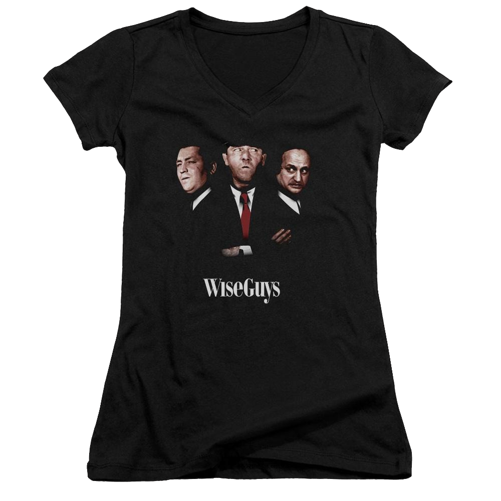 The Three Stooges Wiseguys Juniors V-Neck T-Shirt Juniors V-Neck T-Shirt The Three Stooges