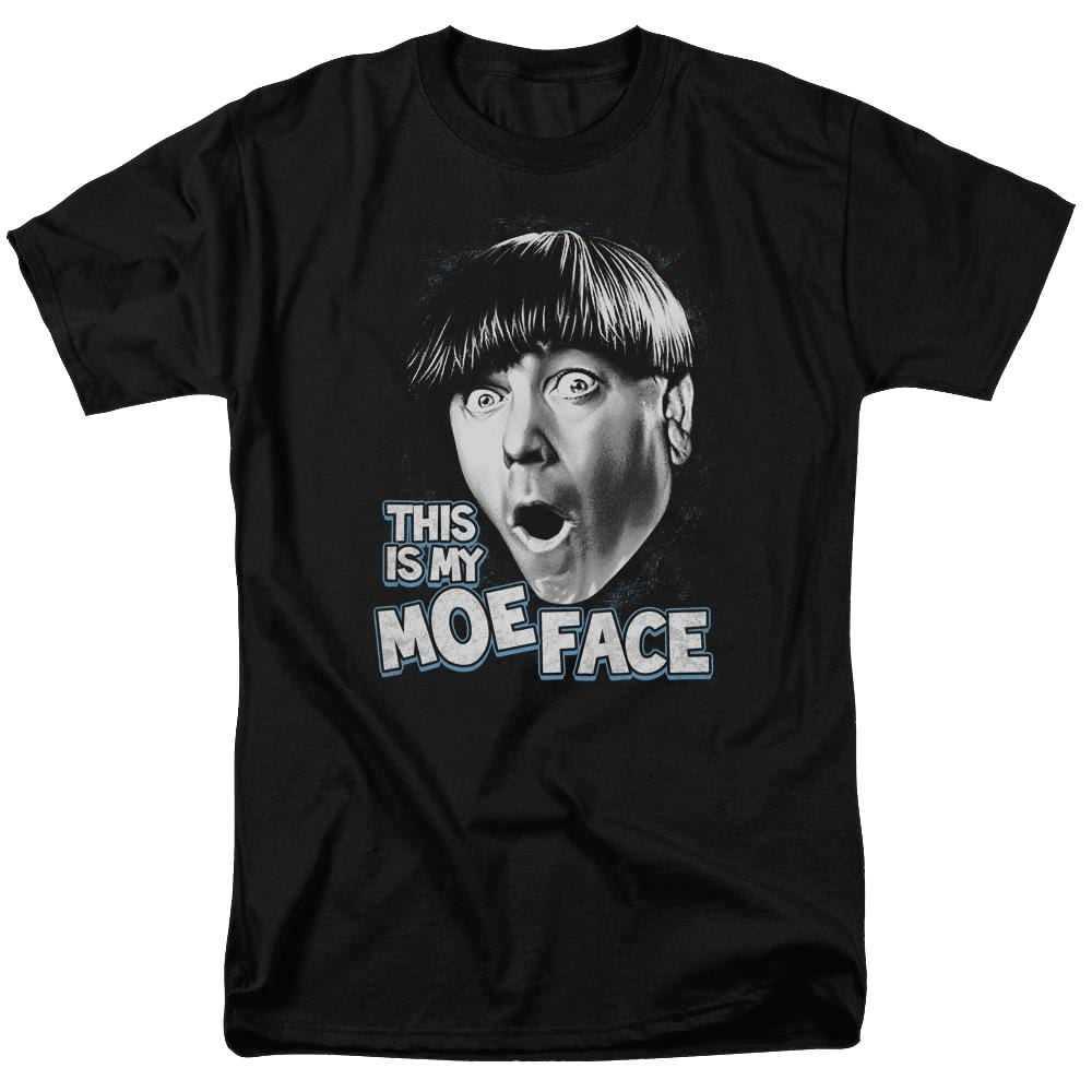 The Three Stooges Moe Face Men's Regular Fit T-Shirt Men's Regular Fit T-Shirt The Three Stooges