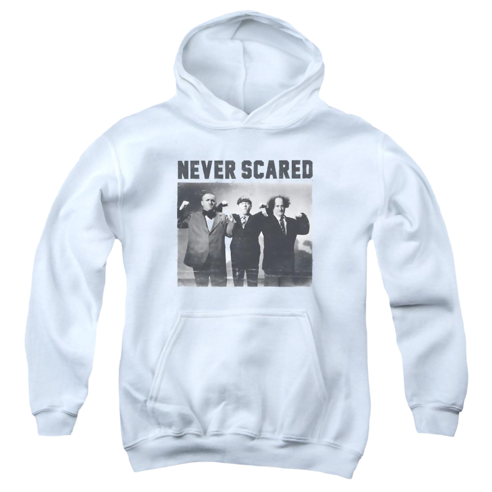 The Three Stooges Never Scared Youth Hoodie (Ages 8-12) Youth Hoodie (Ages 8-12) The Three Stooges