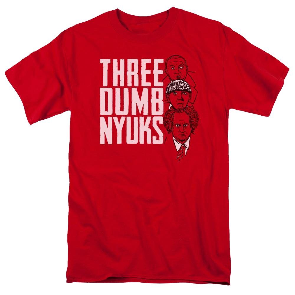 The Three Stooges Three Dumb Nyuks Men's Regular Fit T-Shirt Men's Regular Fit T-Shirt The Three Stooges