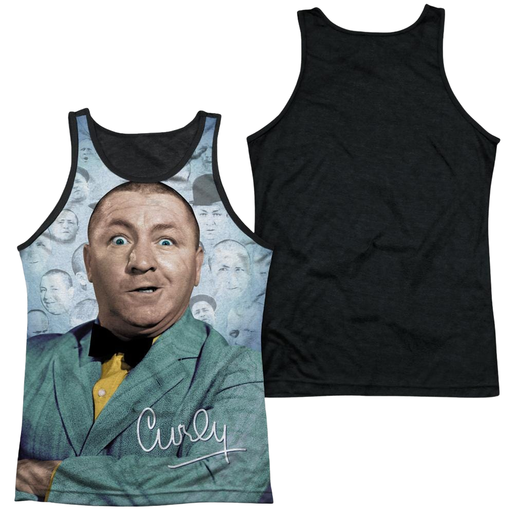 The Three Stooges Curly Heads Men's Black Back Tank Men's Black Back Tank The Three Stooges
