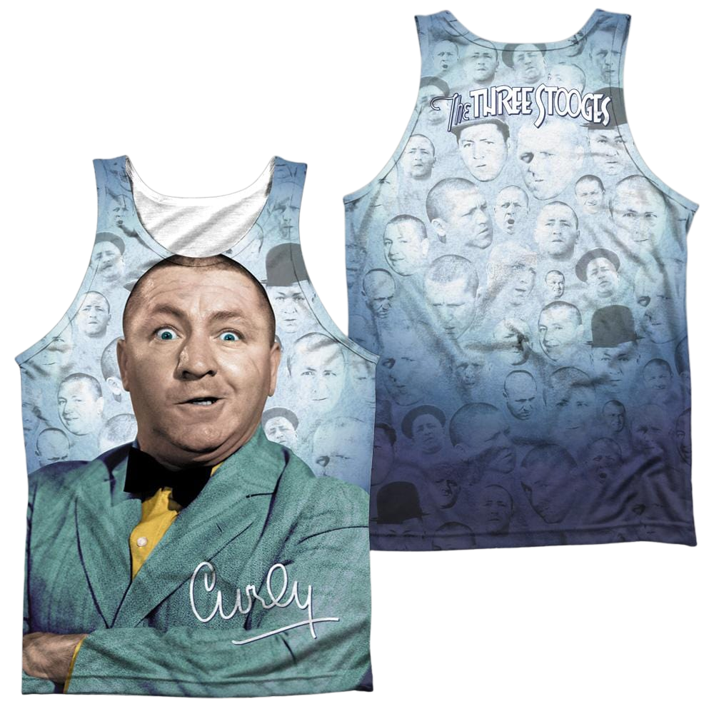 The Three Stooges Curly Heads Men's All Over Print Tank Men's All Over Print Tank The Three Stooges