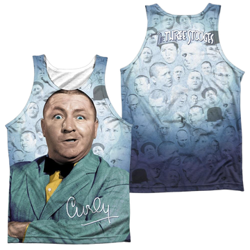 The Three Stooges Curly Heads men's all-over print tank