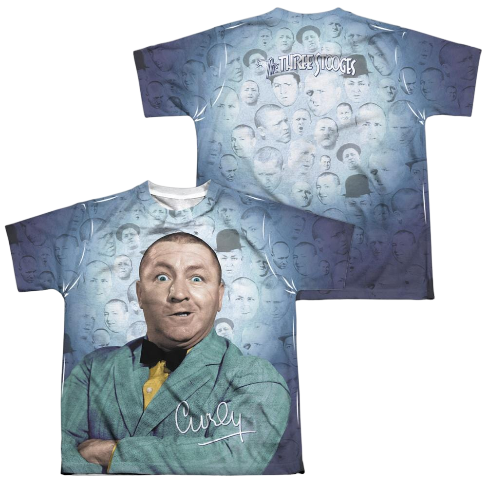 The Three Stooges Curly Heads Youth All-Over Print T-Shirt (Ages 8-12) Youth All-Over Print T-Shirt (Ages 8-12) The Three Stooges   