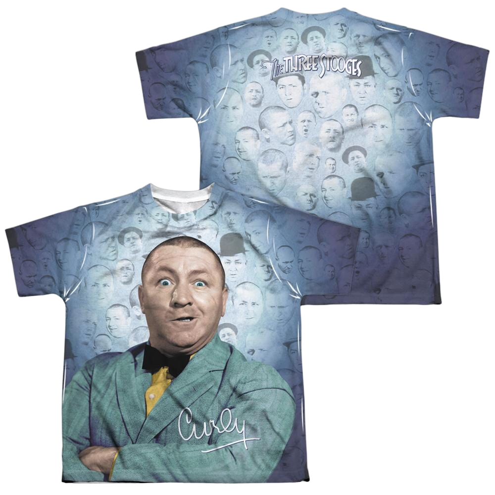 The Three Stooges Curly Heads Youth All-Over Print T-Shirt (Ages 8-12) Youth All-Over Print T-Shirt (Ages 8-12) The Three Stooges