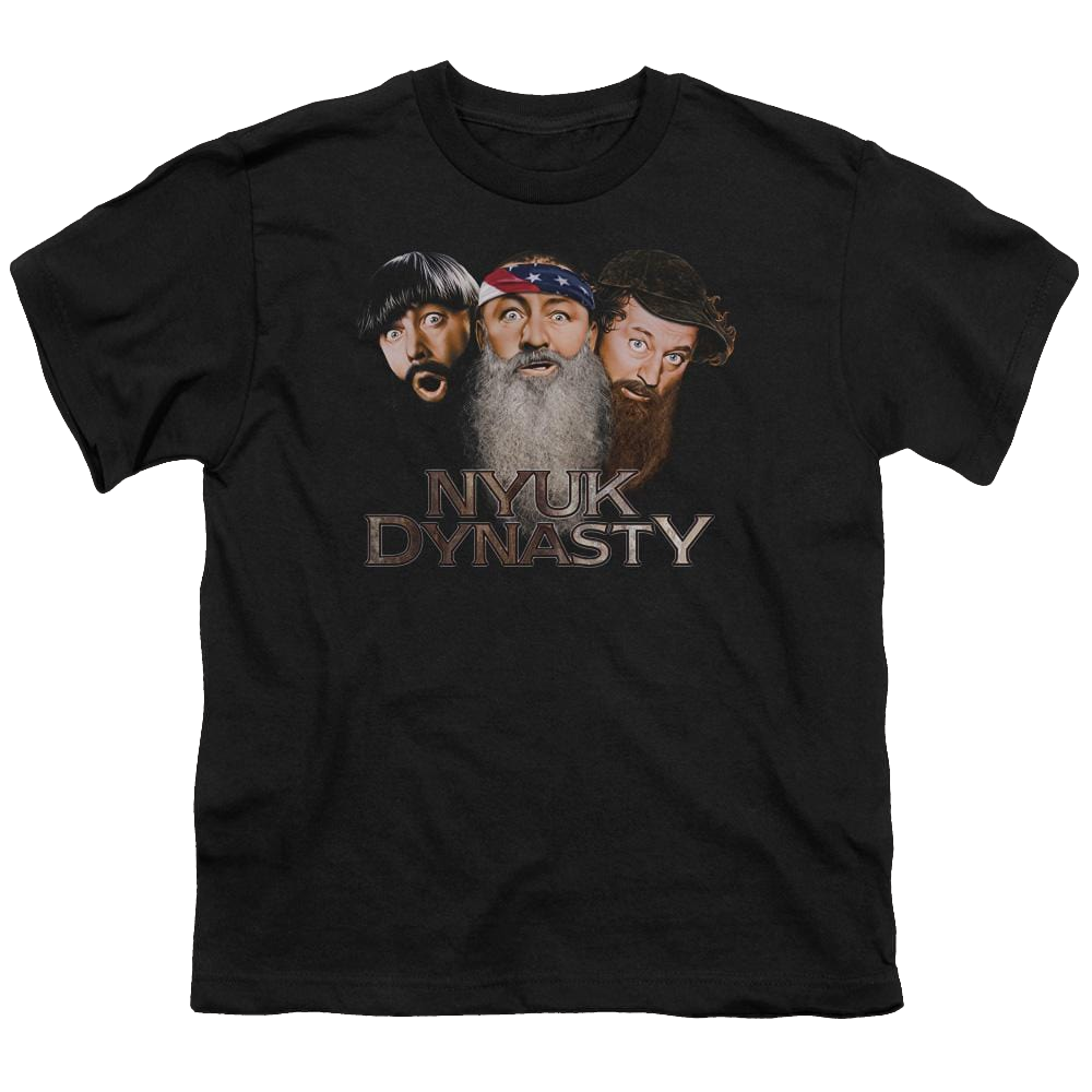 The Three Stooges Nyuk Dynasty 2 Youth T-Shirt (Ages 8-12) Youth T-Shirt (Ages 8-12) The Three Stooges
