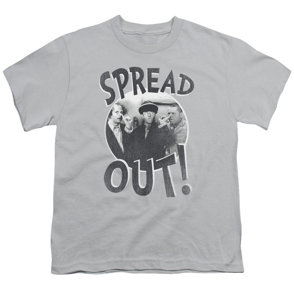 The Three Stooges Spread Out Youth T-Shirt (Ages 8-12) Youth T-Shirt (Ages 8-12) The Three Stooges