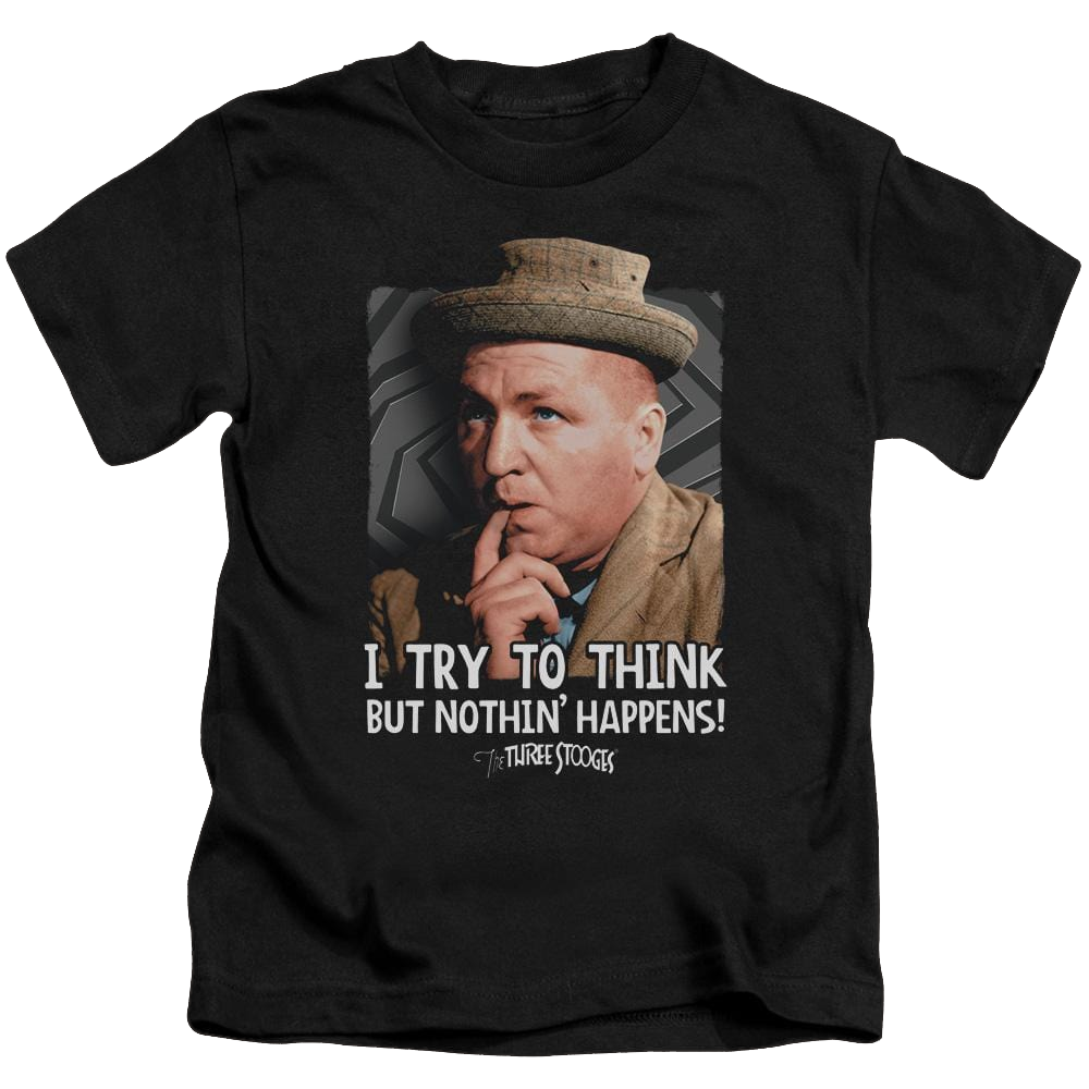 The Three Stooges Try To Think Kid's T-Shirt (Ages 4-7) Kid's T-Shirt (Ages 4-7) The Three Stooges
