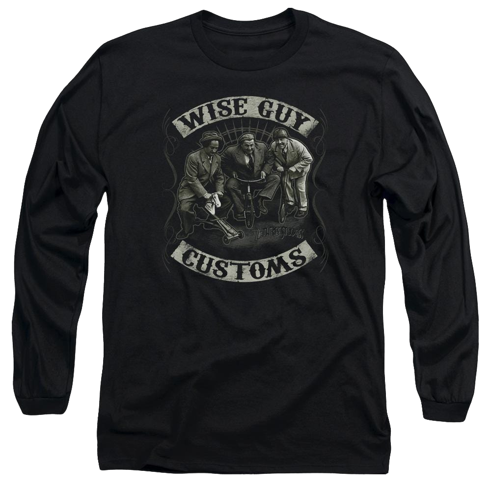 The Three Stooges Wise Guy Customs Men's Long Sleeve T-Shirt Men's Long Sleeve T-Shirt The Three Stooges
