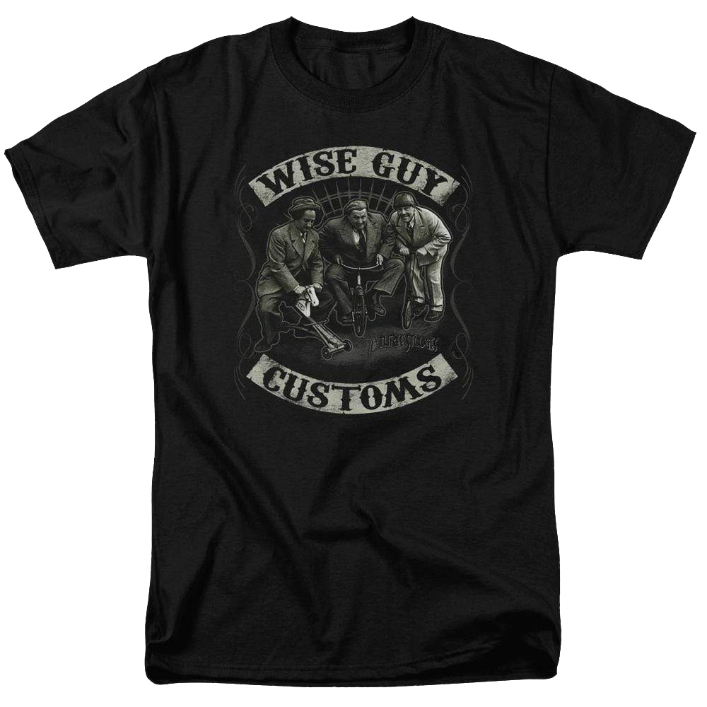 The Three Stooges Wise Guy Customs Men's Regular Fit T-Shirt Men's Regular Fit T-Shirt The Three Stooges