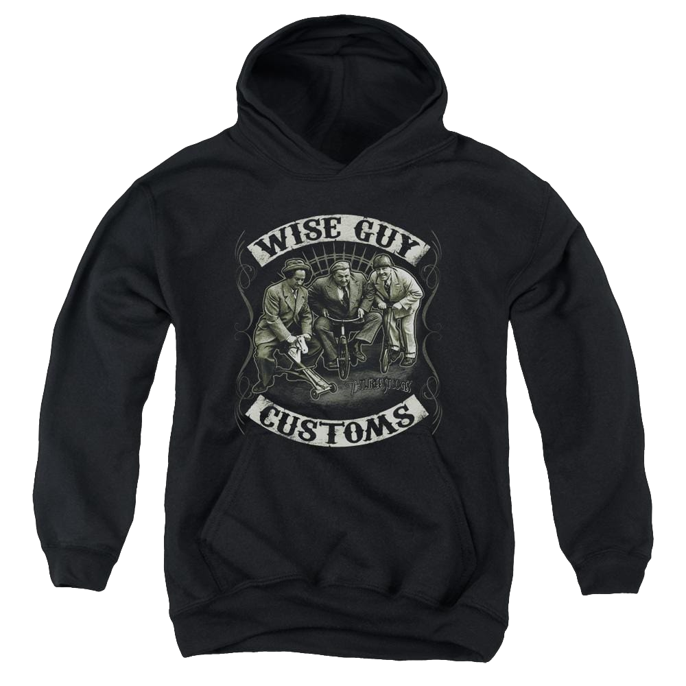 The Three Stooges Wise Guy Customs Youth Hoodie (Ages 8-12) Youth Hoodie (Ages 8-12) The Three Stooges