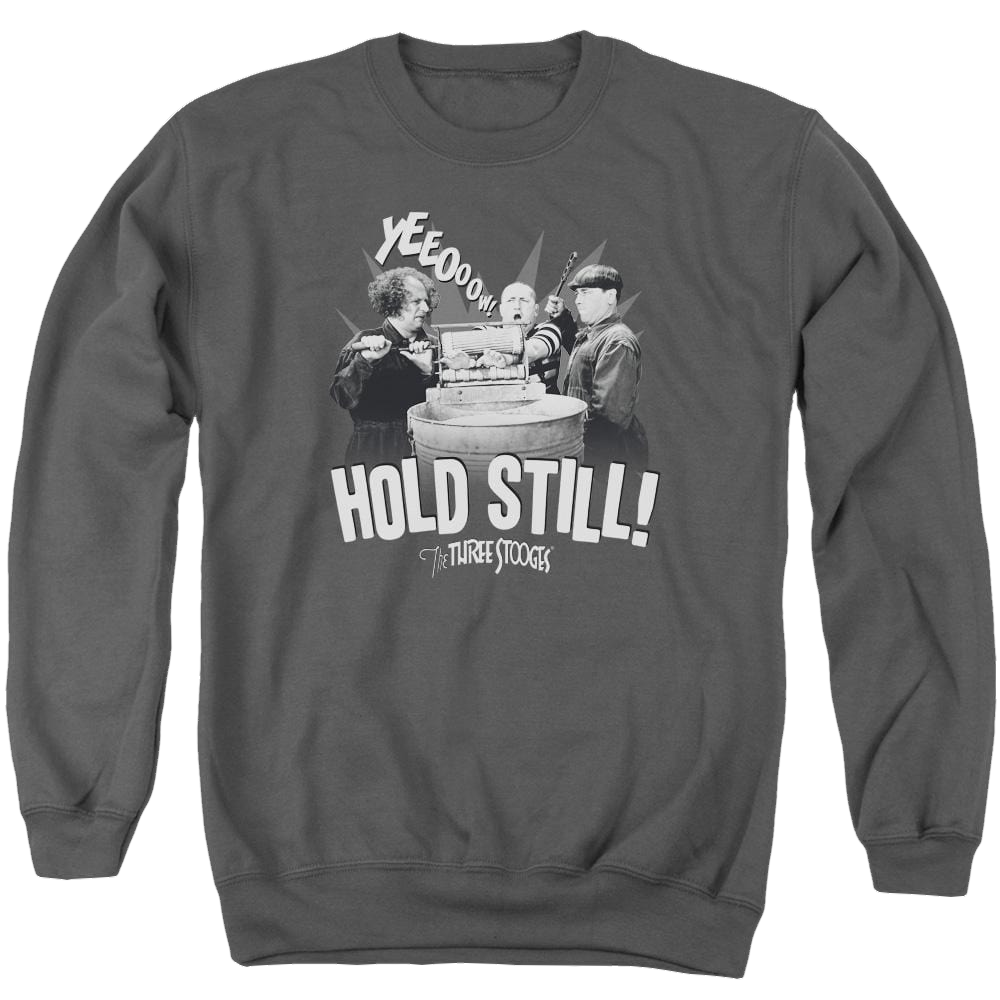 The Three Stooges Hold Still Men's Crewneck Sweatshirt Men's Crewneck Sweatshirt The Three Stooges