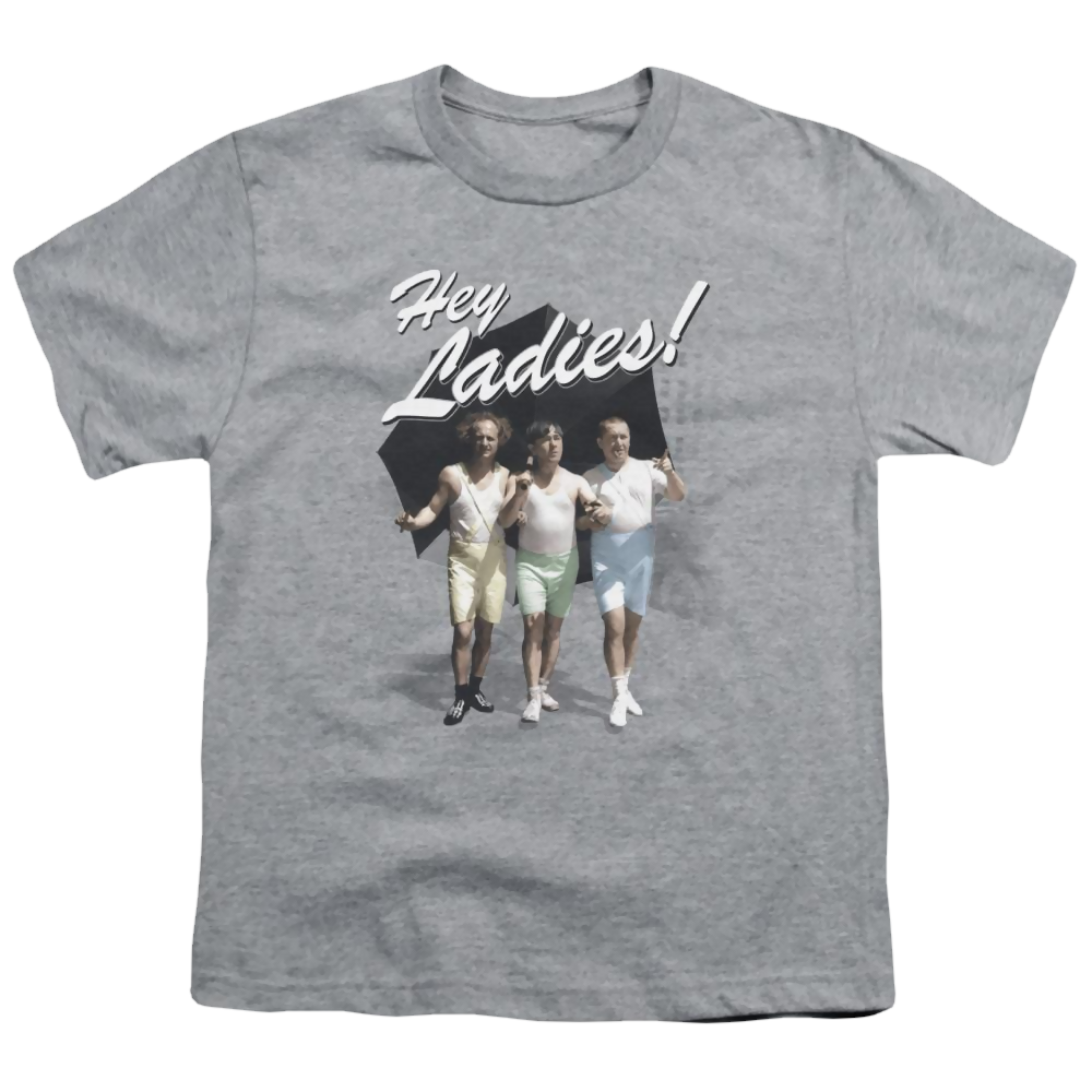 The Three Stooges Hey Ladies Youth T-Shirt (Ages 8-12) Youth T-Shirt (Ages 8-12) The Three Stooges