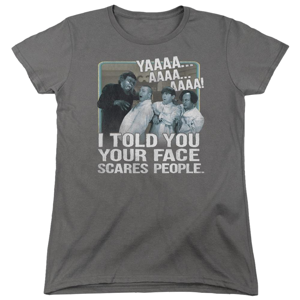 The Three Stooges Scares People Women's T-Shirt Women's T-Shirt The Three Stooges