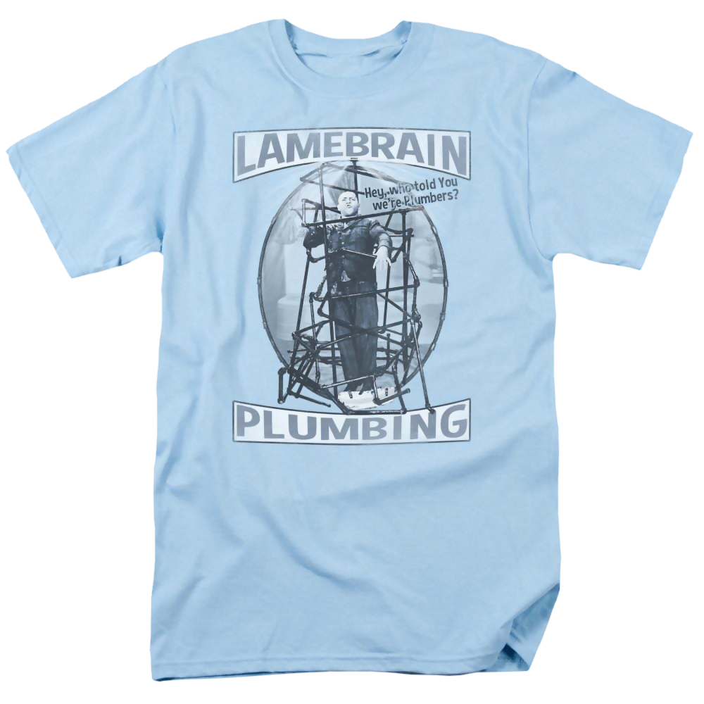Three Stooges, The Lamebrain Plumbing - Men's Regular Fit T-Shirt Men's Regular Fit T-Shirt The Three Stooges