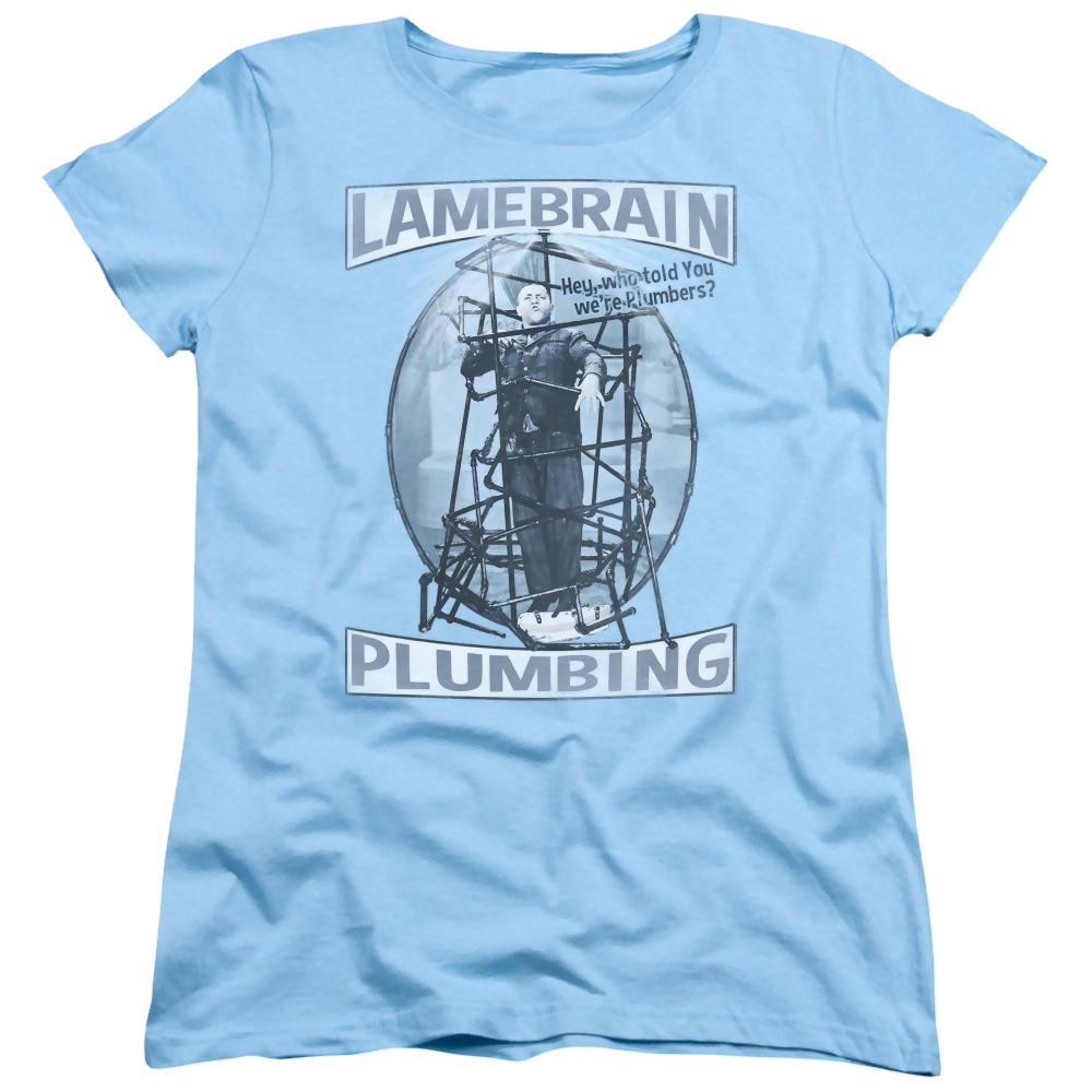 The Three Stooges Lanebrain Plumbing Women's T-Shirt Women's T-Shirt The Three Stooges