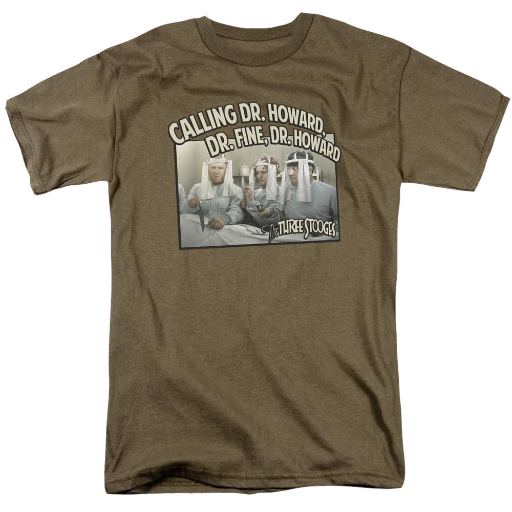 Three Stooges, The Doctor - Men's Regular Fit T-Shirt Men's Regular Fit T-Shirt The Three Stooges