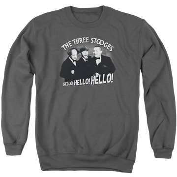 The Three Stooges Hello Again Men's Crewneck Sweatshirt Men's Crewneck Sweatshirt The Three Stooges