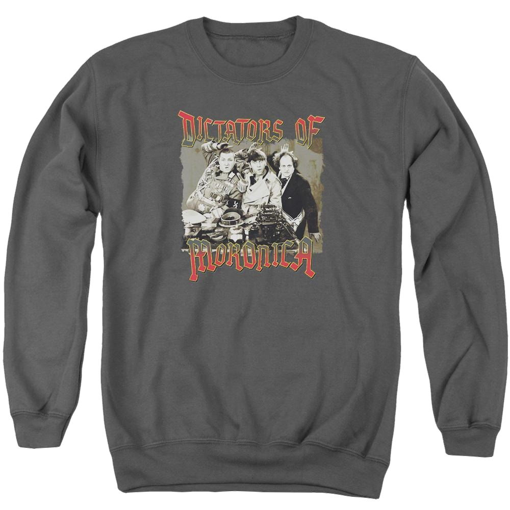 The Three Stooges Moronica Men's Crewneck Sweatshirt Men's Crewneck Sweatshirt The Three Stooges