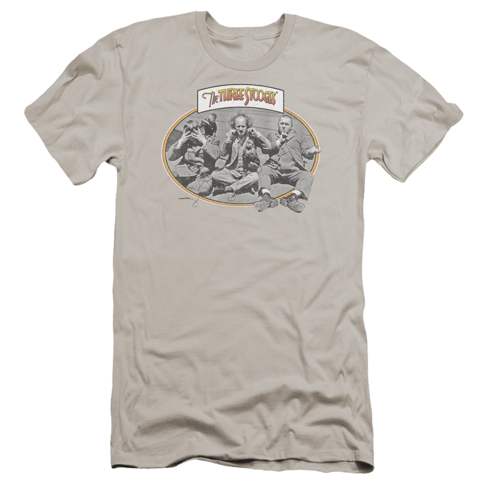 The Three Stooges Monkey See Men's Premium Slim Fit T-Shirt Men's Premium Slim Fit T-Shirt The Three Stooges