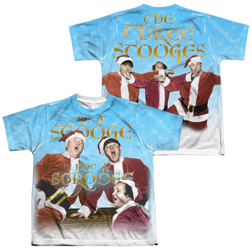 The Three Stooges Be A Stooge youth all-over print t-shirt for ages 8 to 12