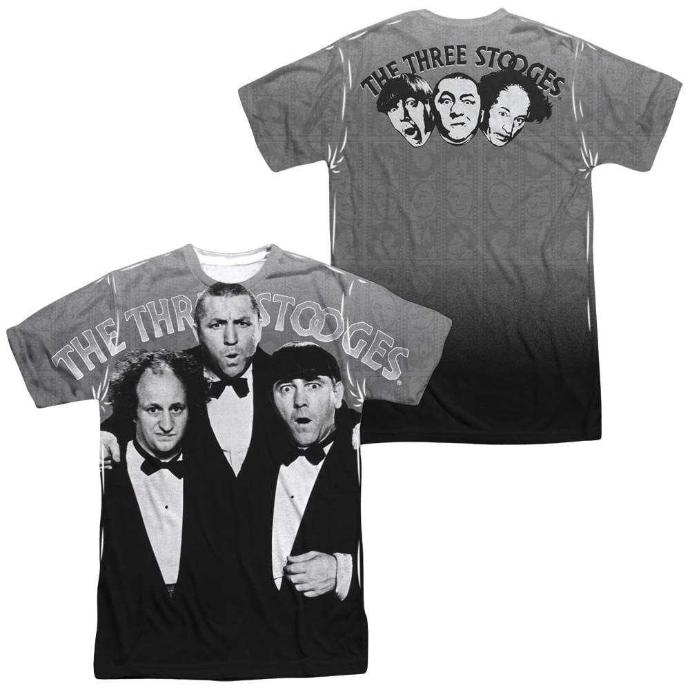 The Three Stooges Classy Fellas Men's All Over Print T-Shirt Men's All-Over Print T-Shirt The Three Stooges
