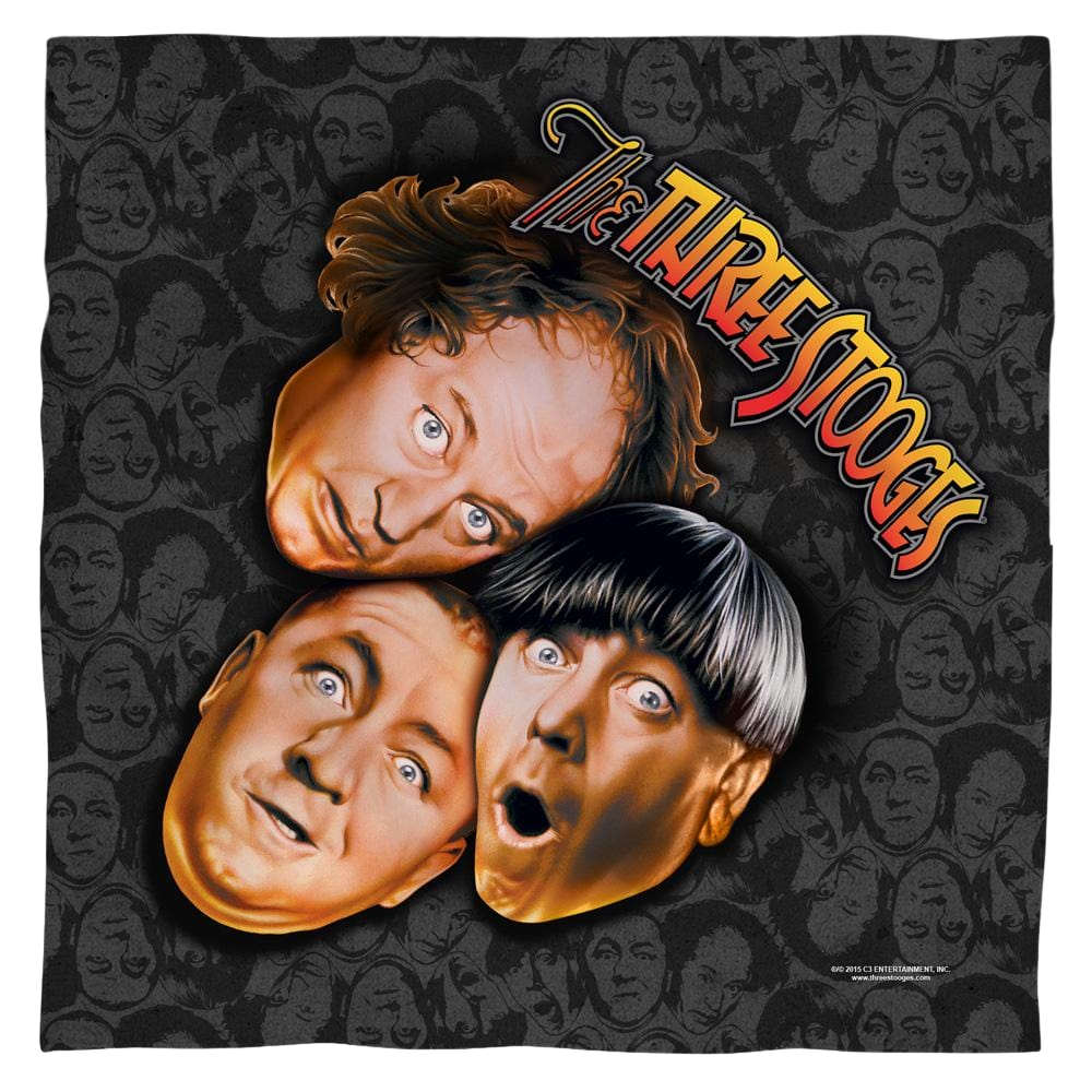 Three Stooges - Stooges All Over Bandana Bandanas The Three Stooges