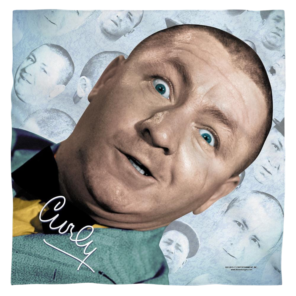 Three Stooges Curly Heads Bandana Bandanas The Three Stooges