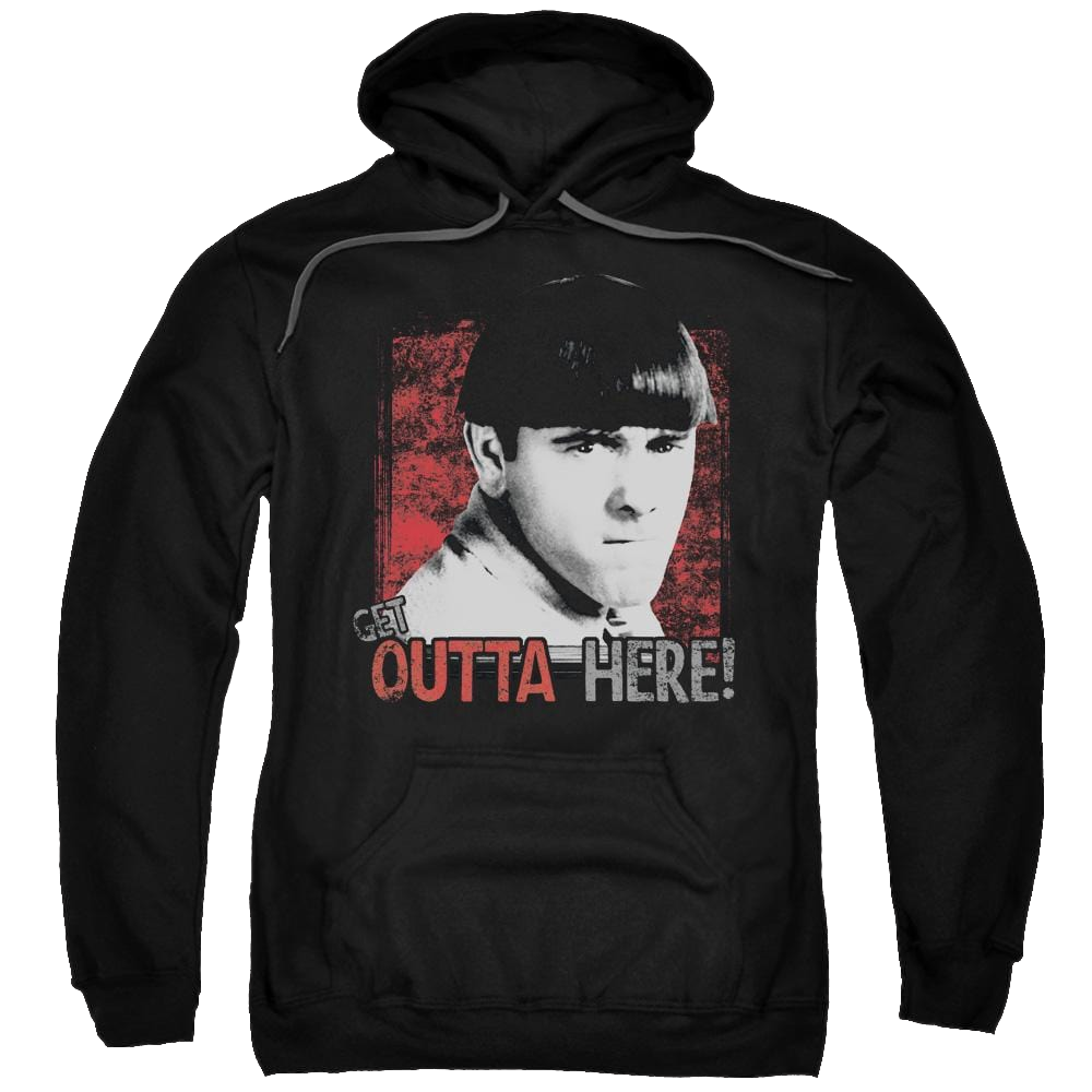 The Three Stooges Get Outta Here Pullover Hoodie Pullover Hoodie The Three Stooges