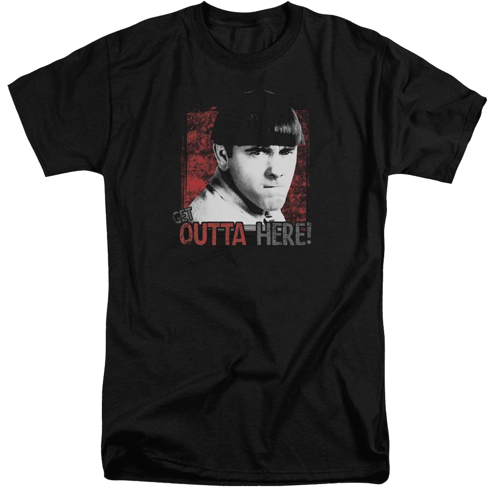 The Three Stooges Get Outta Here Men's Tall Fit T-Shirt Men's Tall Fit T-Shirt The Three Stooges