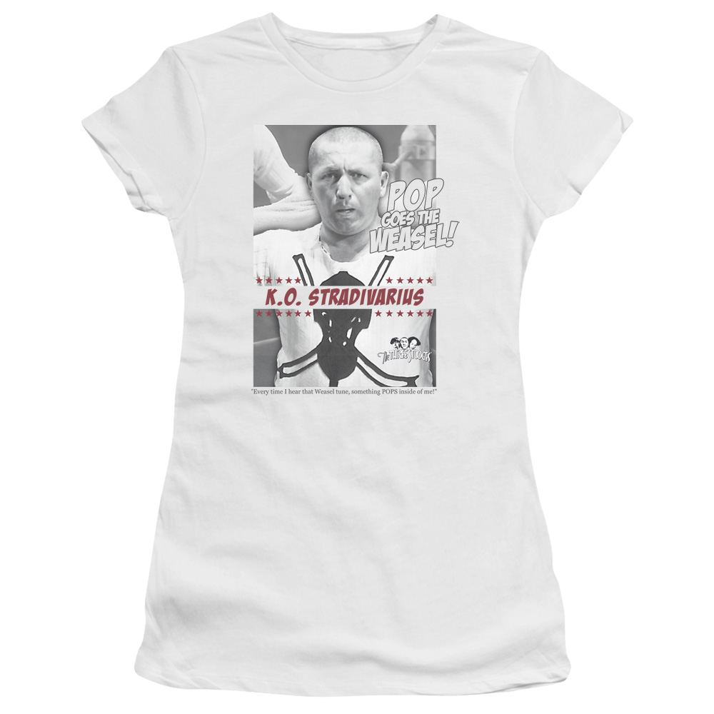 The Three Stooges Weasel Juniors T-Shirt Juniors T-Shirt The Three Stooges