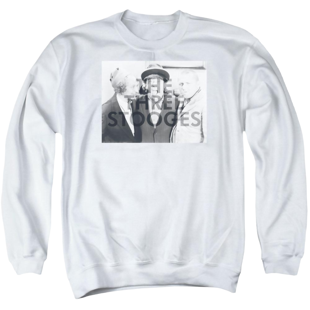 The Three Stooges Cutoff Men's Crewneck Sweatshirt Men's Crewneck Sweatshirt The Three Stooges
