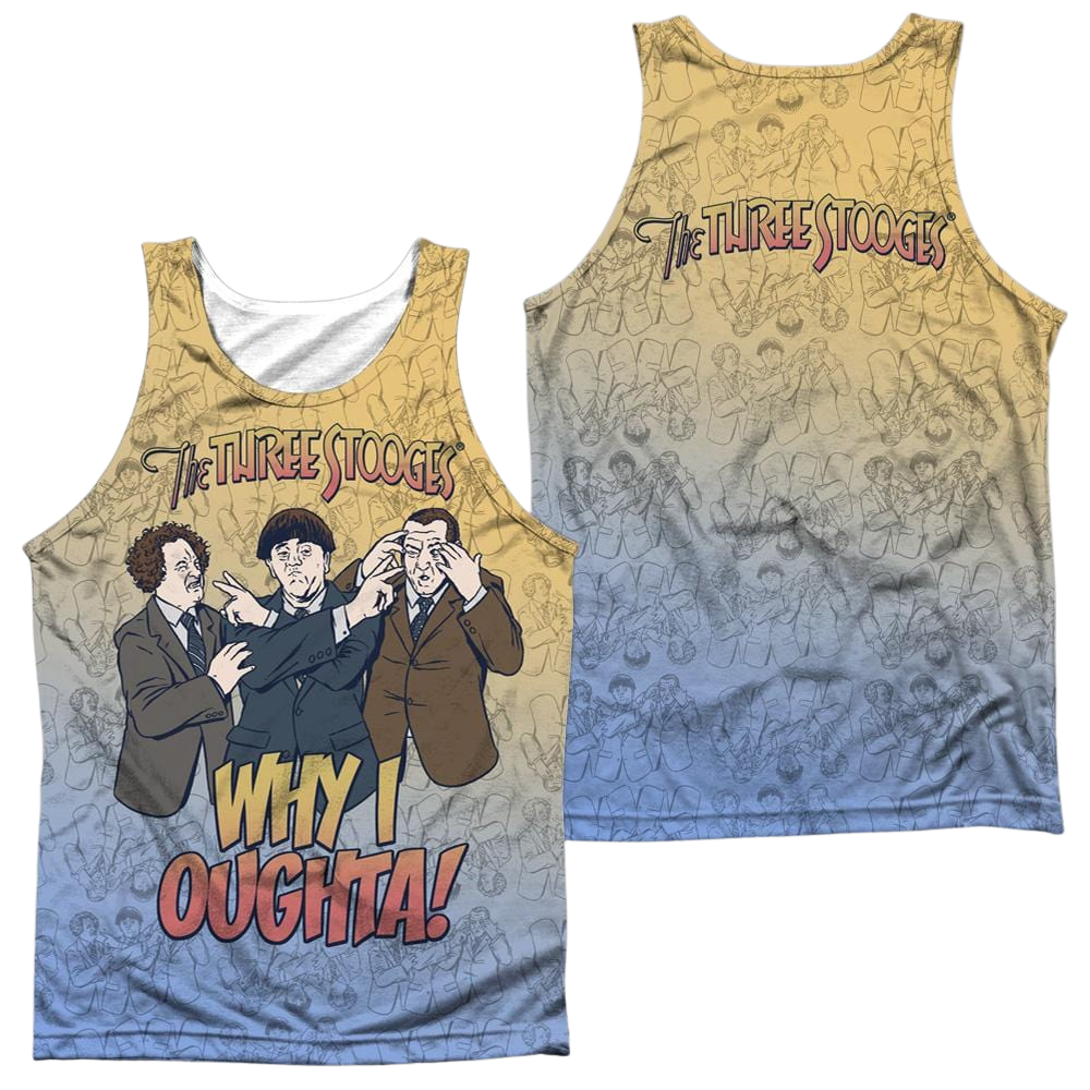 The Three Stooges Why I Oughta Men's All Over Print Tank Men's All Over Print Tank The Three Stooges