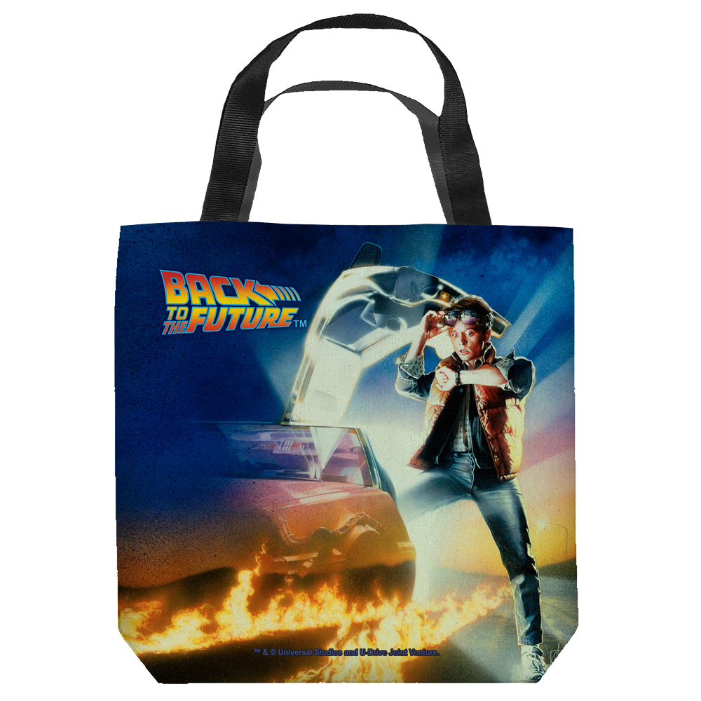 Back To The Future - Bttf Poster - Tote Bag Tote Bags Back to the Future