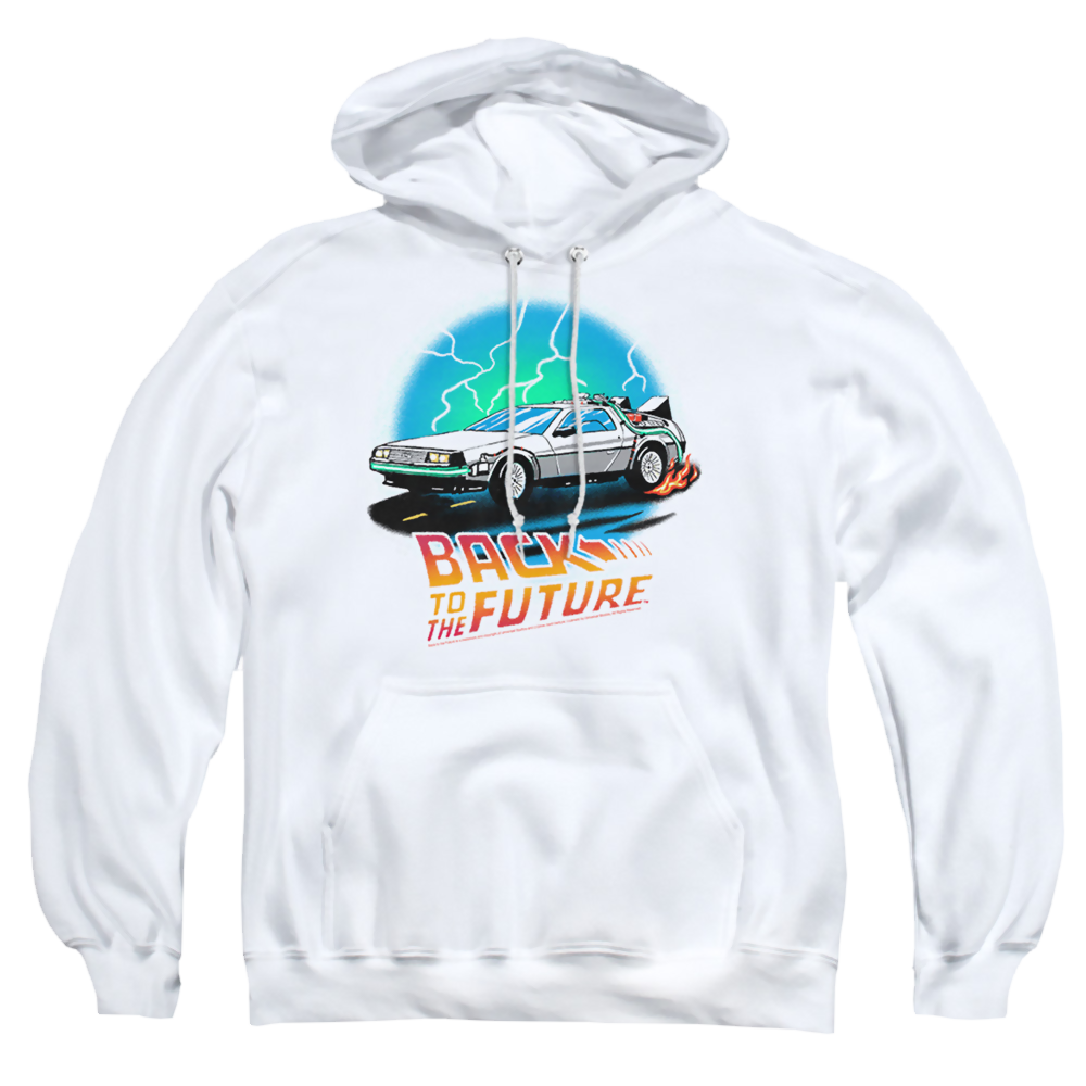 Back To The Future Bttf Airbrush Pullover Hoodie Sons of Gotham