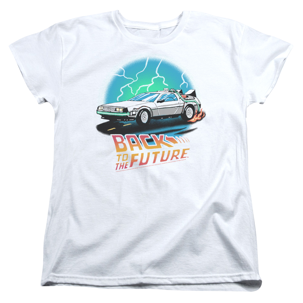 Back To The Future Bttf Airbrush - Women's T-Shirt Women's T-Shirt Back to the Future