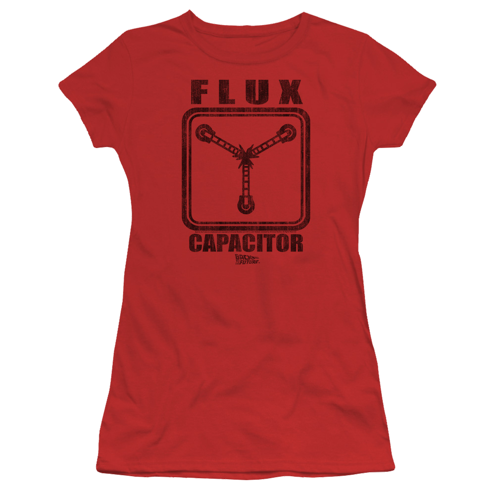 Back To The Future Flux Capacitor - Juniors T-Shirt Juniors T-Shirt Back to the Future