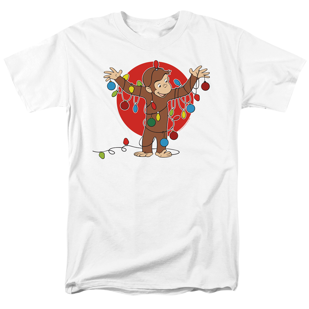 Curious George Lights - Men's Regular Fit T-Shirt Men's Regular Fit T-Shirt Curious George