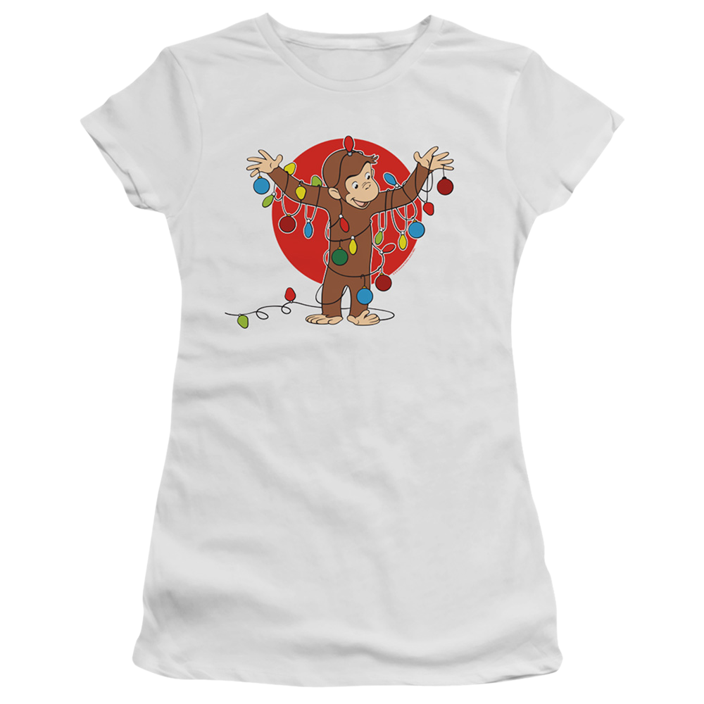 Curious George Lights - Juniors T-Shirt Juniors T-Shirt Curious George