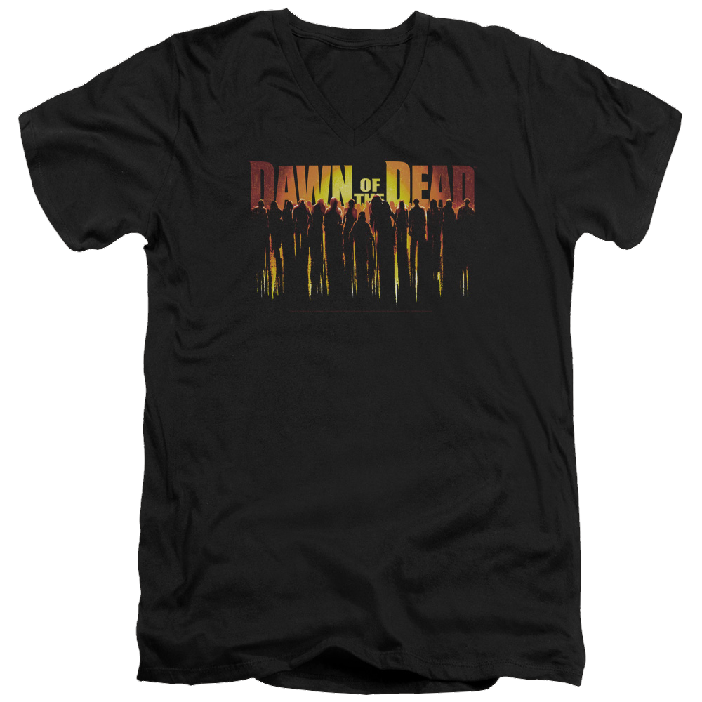 Dawn of the Dead Walking Dead - Men's V-Neck T-Shirt Men's V-Neck T-Shirt Dawn of the Dead