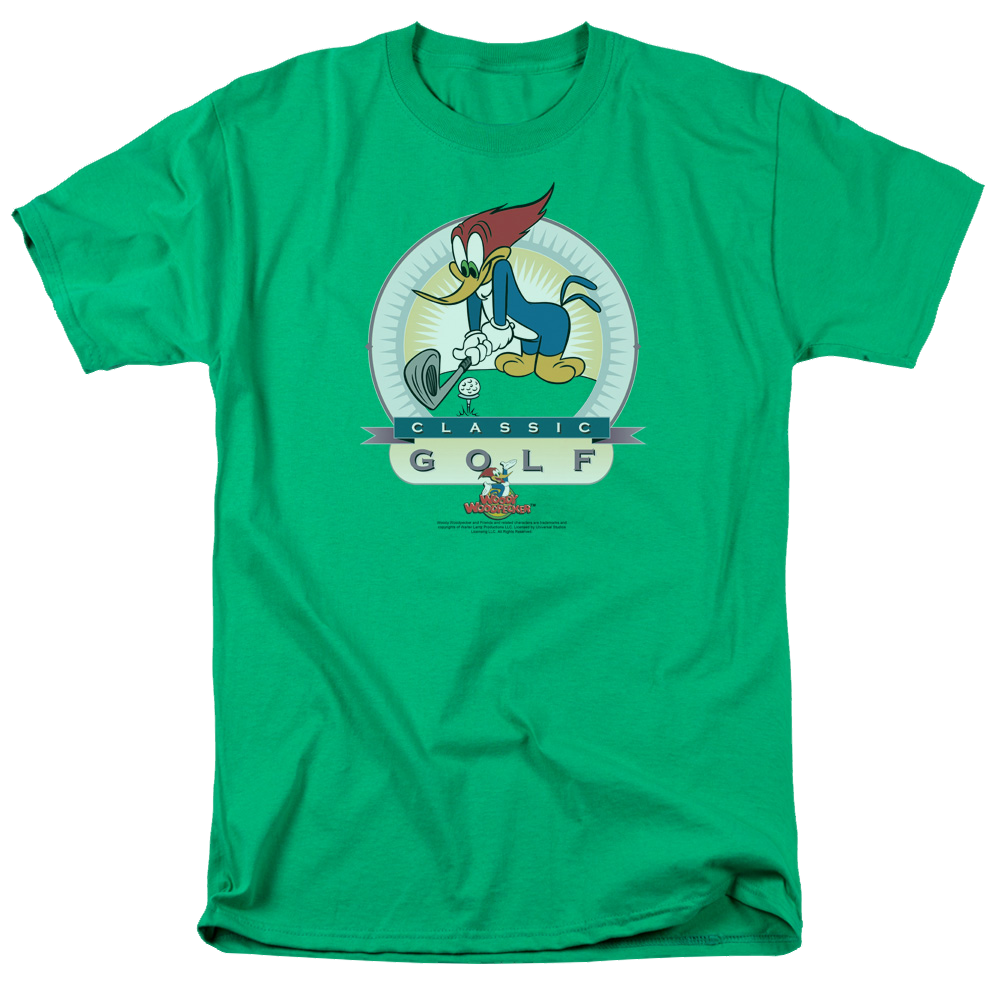 Woody Woodpecker Classic Golf - Men's Regular Fit T-Shirt Men's Regular Fit T-Shirt Woody Woodpecker