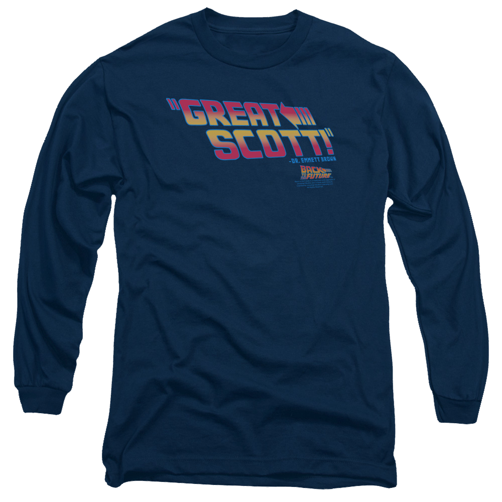Back To The Future Great Scott - Men's Long Sleeve T-Shirt Men's Long Sleeve T-Shirt Back to the Future