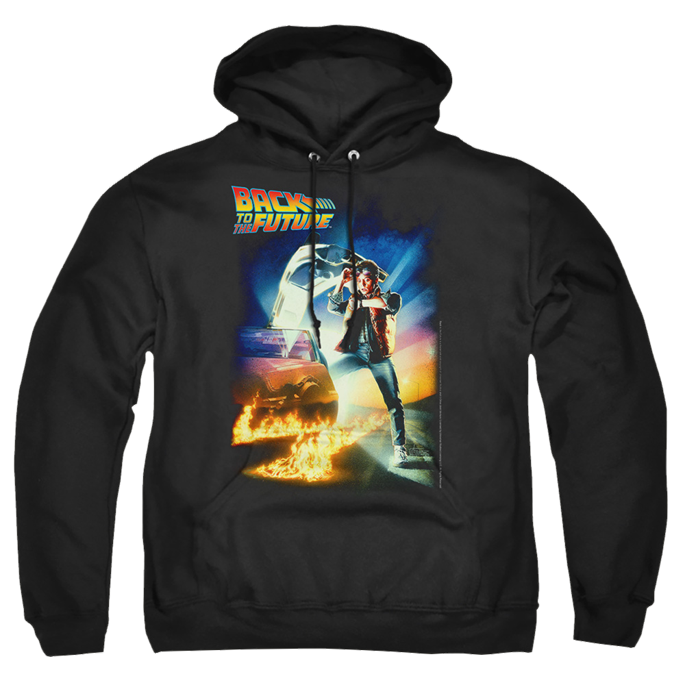Back To The Future Poster - Pullover Hoodie Pullover Hoodie Back to the Future